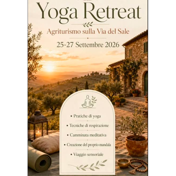 Yoga Retreat – dal 25 al 27 Settembre 2026